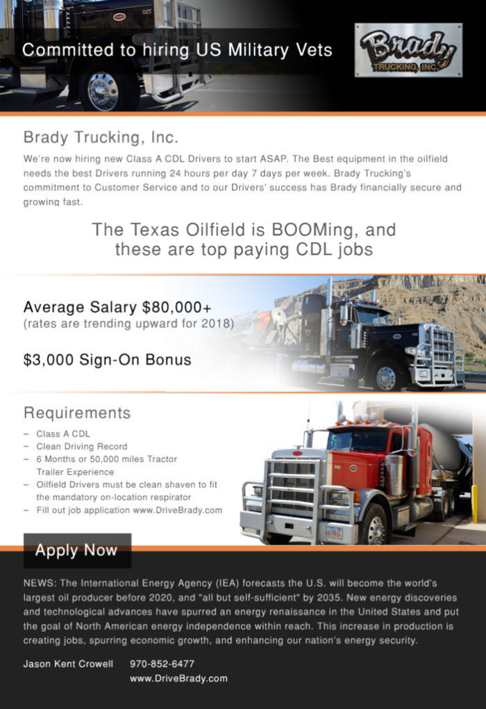 Brady Trucking, Inc.